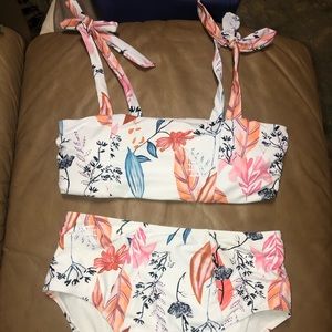 high waisted swimsuit